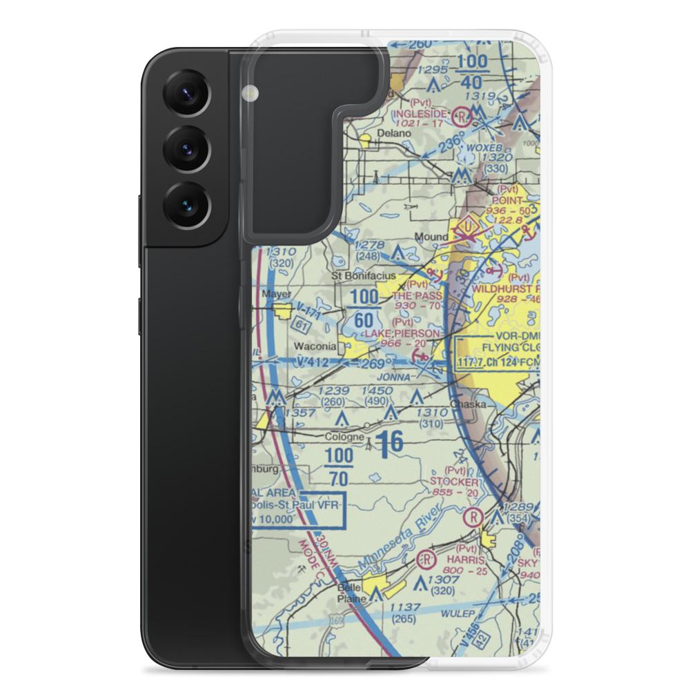 Molnau Airpark (1MN5) VFR Sectional Samsung Case Samsung Galaxy S22 Plus model shown
