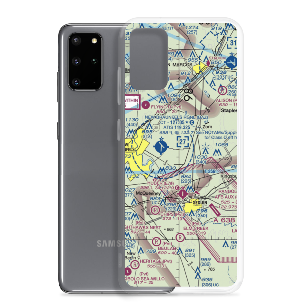 Moltz Airport (50TA) VFR Sectional Samsung Case Samsung Galaxy S20 Plus model shown