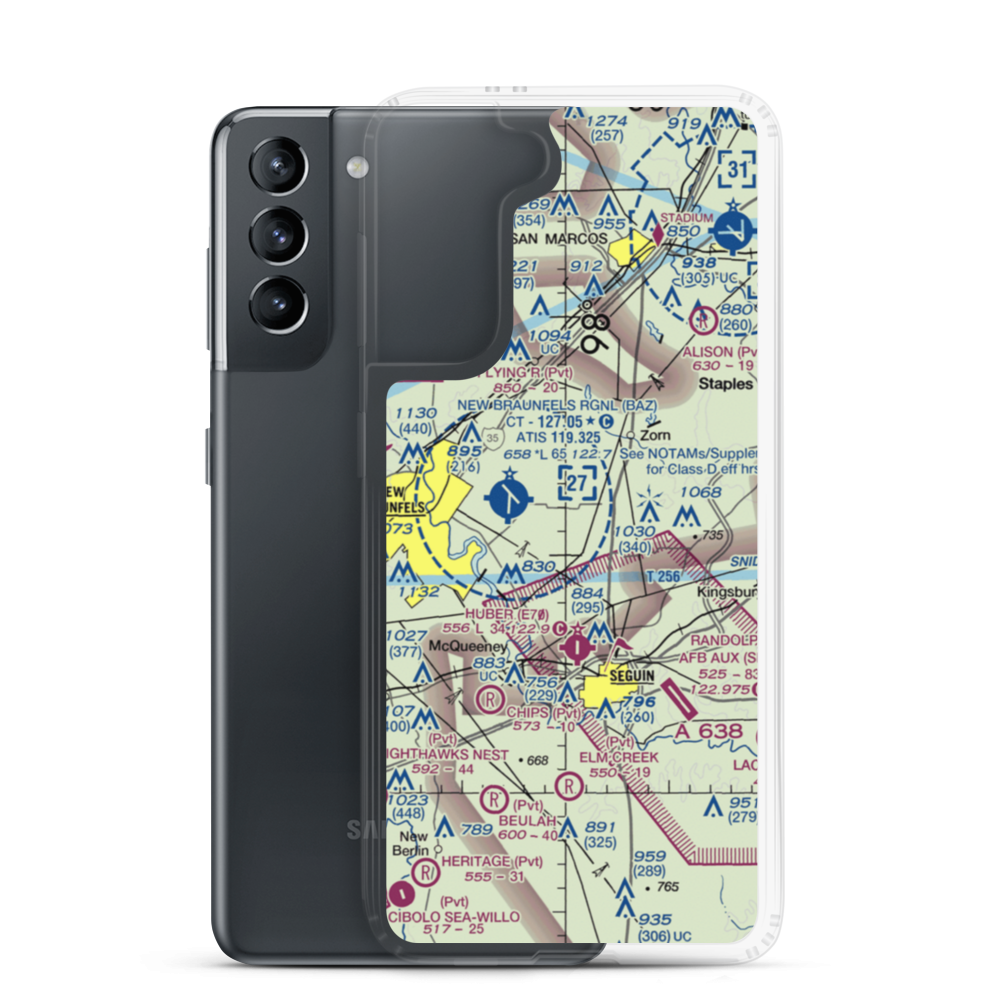 Moltz Airport (50TA) VFR Sectional Samsung Case Samsung Galaxy S21 model shown