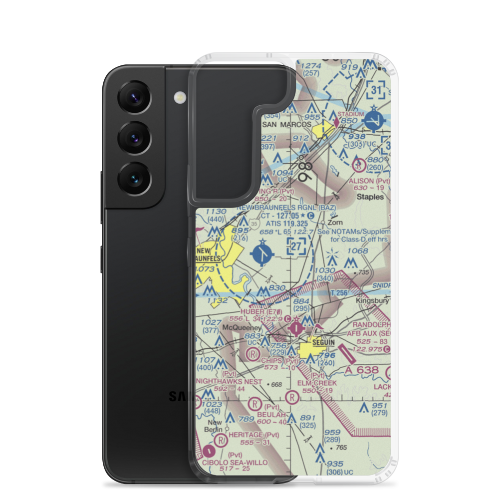 Moltz Airport (50TA) VFR Sectional Samsung Case Samsung Galaxy S22 model shown