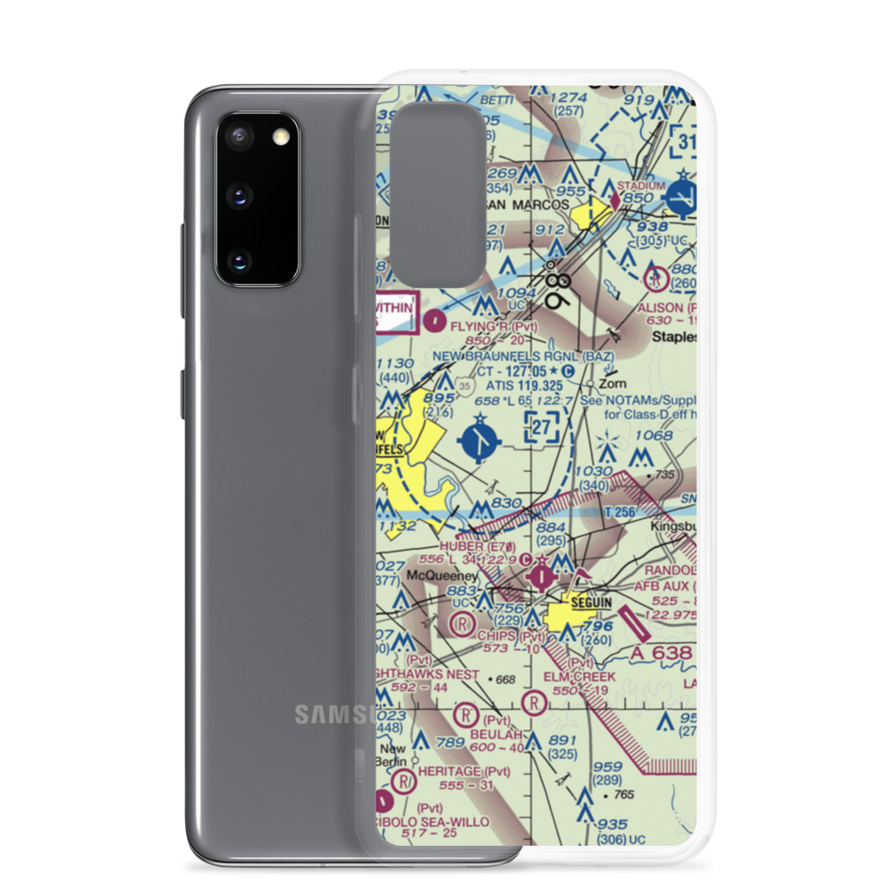 Moltz Airport (50TA) VFR Sectional Samsung Case Samsung Galaxy S20 model shown