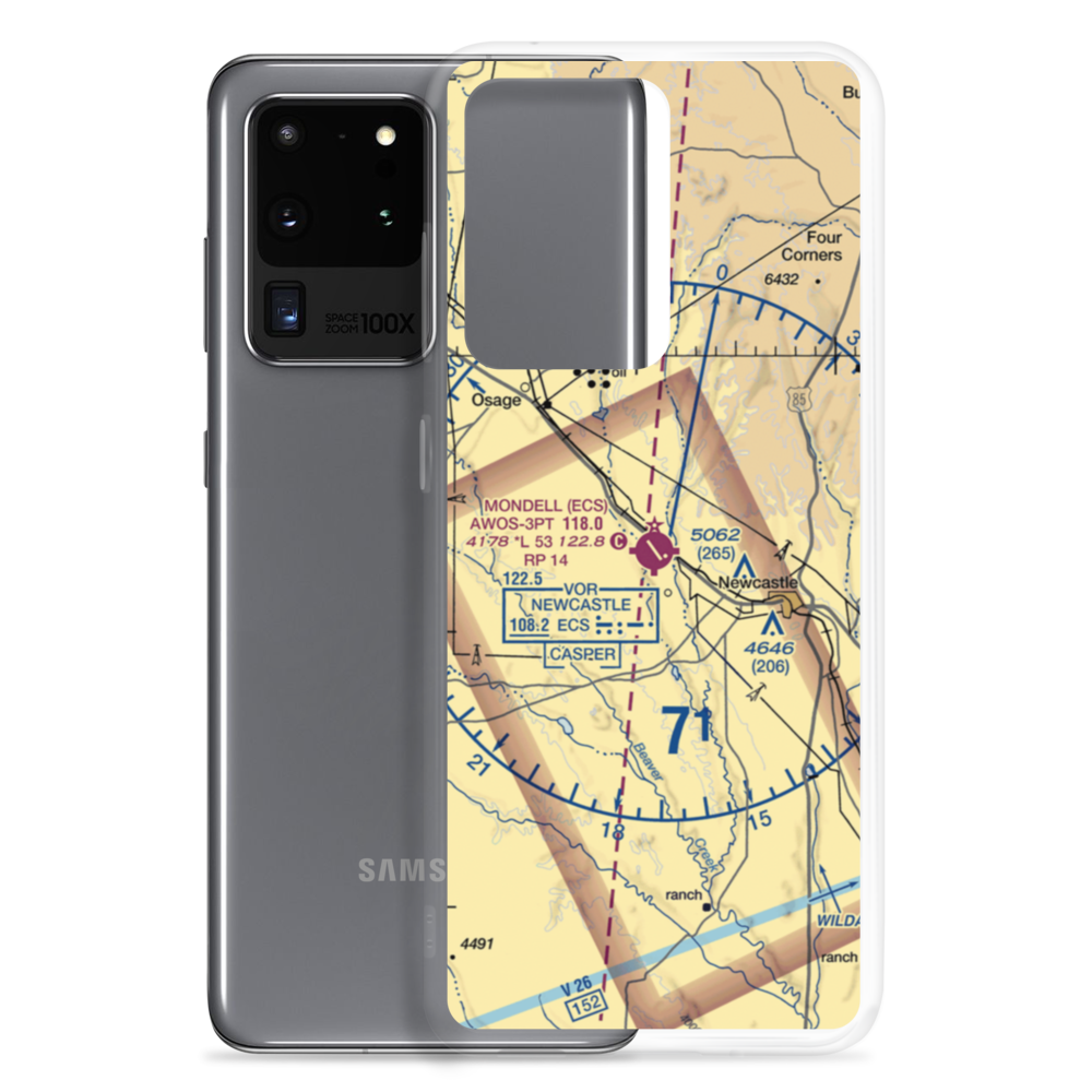 Mondell Field (ECS) VFR Sectional Samsung Case Samsung Galaxy S20 Ultra model shown