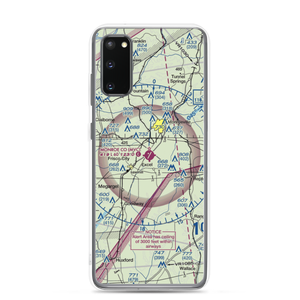 Monroe County Aeroplex Airport (MVC) VFR Sectional Samsung Case