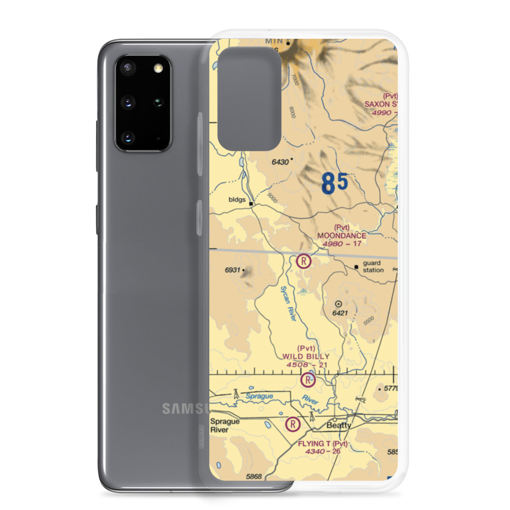 Moondance Ranch Airport (87OR) VFR Sectional Samsung Case Samsung Galaxy S20 Plus model shown