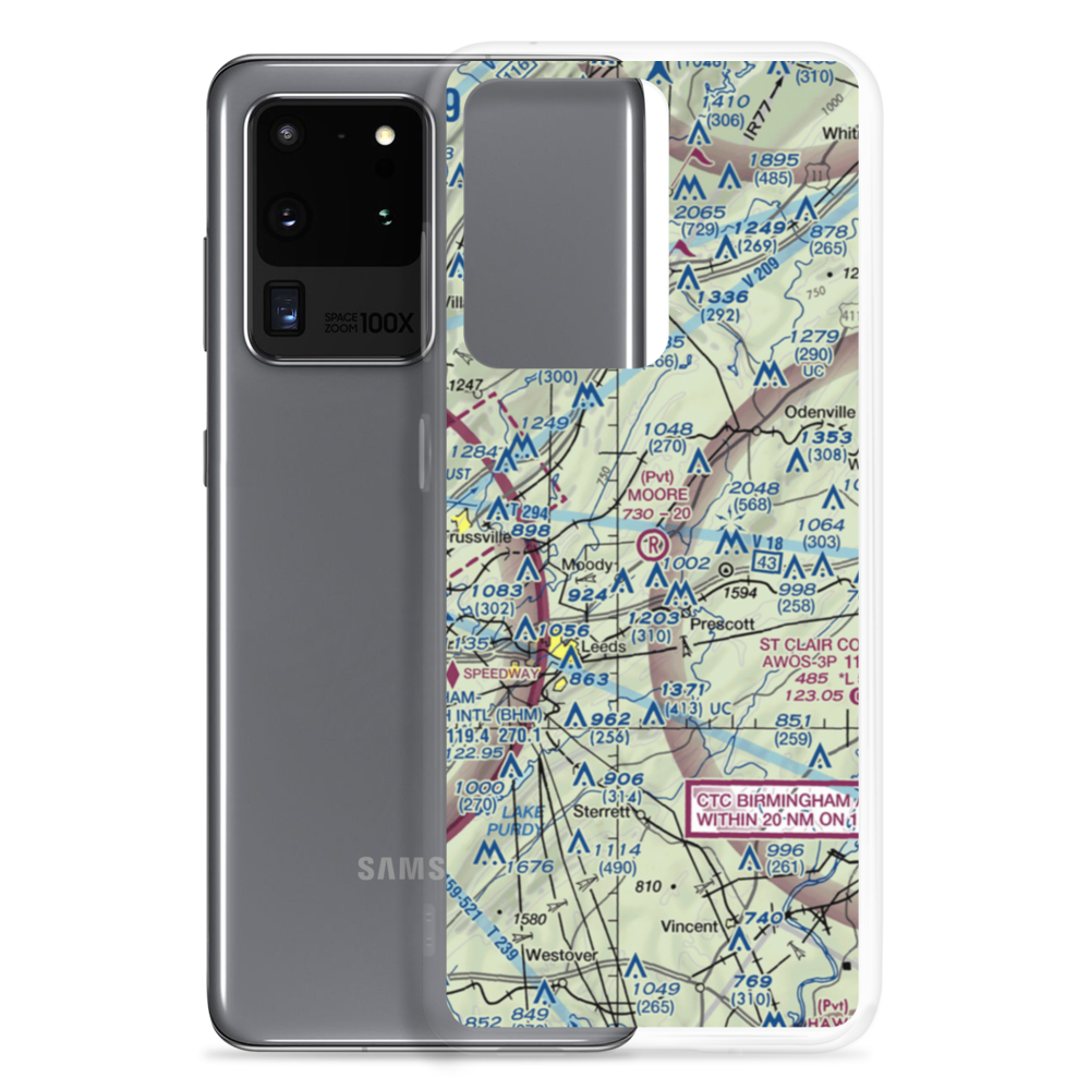 Moore Field (1AL8) VFR Sectional Samsung Case Samsung Galaxy S20 Ultra model shown