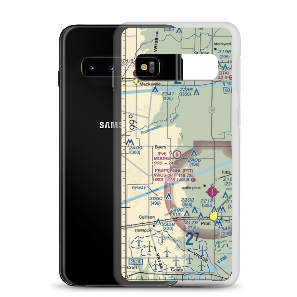 Moore Field (SN48) VFR Sectional Samsung Case Samsung Galaxy S10 model shown