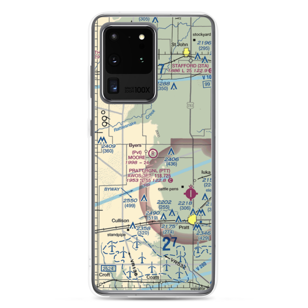Moore Field (SN48) VFR Sectional Samsung Case Samsung Galaxy S20 Ultra model shown