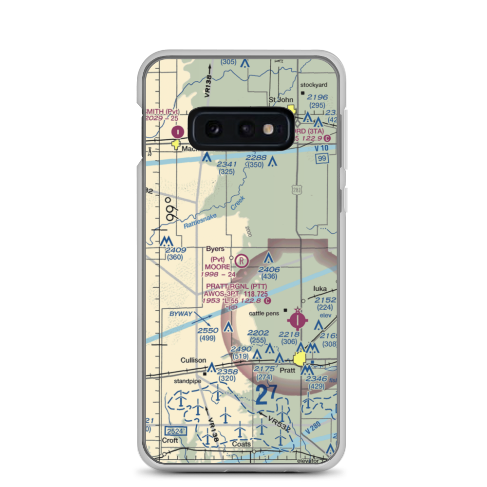 Moore Field (SN48) VFR Sectional Samsung Case Samsung Galaxy S10e model shown