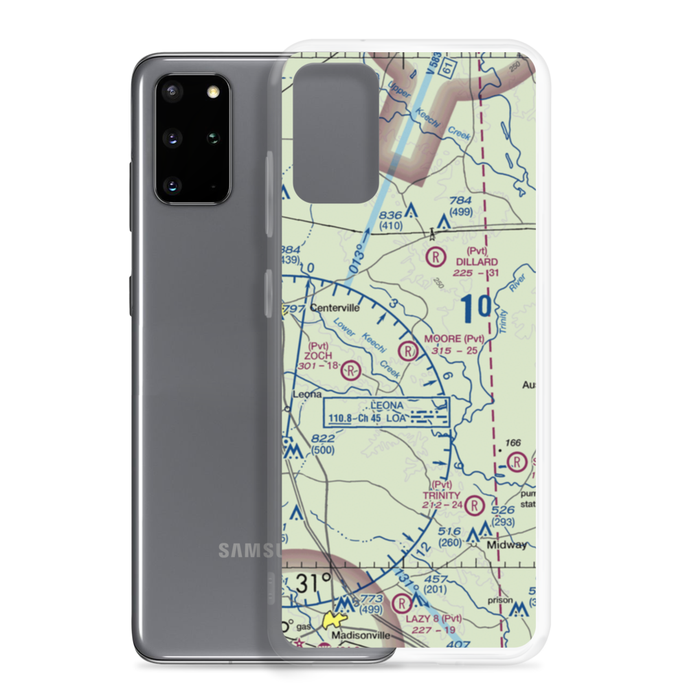 Moore Ranch Airport (24TA) VFR Sectional Samsung Case Samsung Galaxy S20 Plus model shown