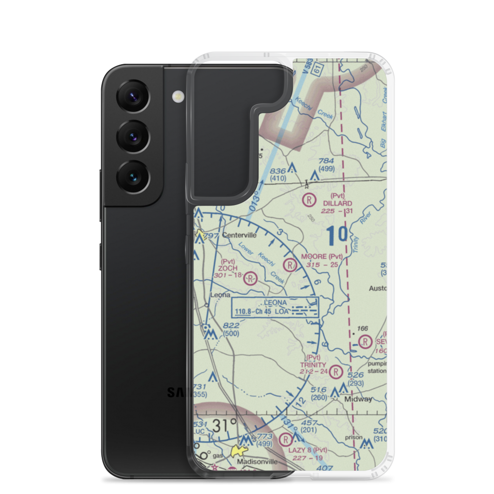 Moore Ranch Airport (24TA) VFR Sectional Samsung Case Samsung Galaxy S22 model shown