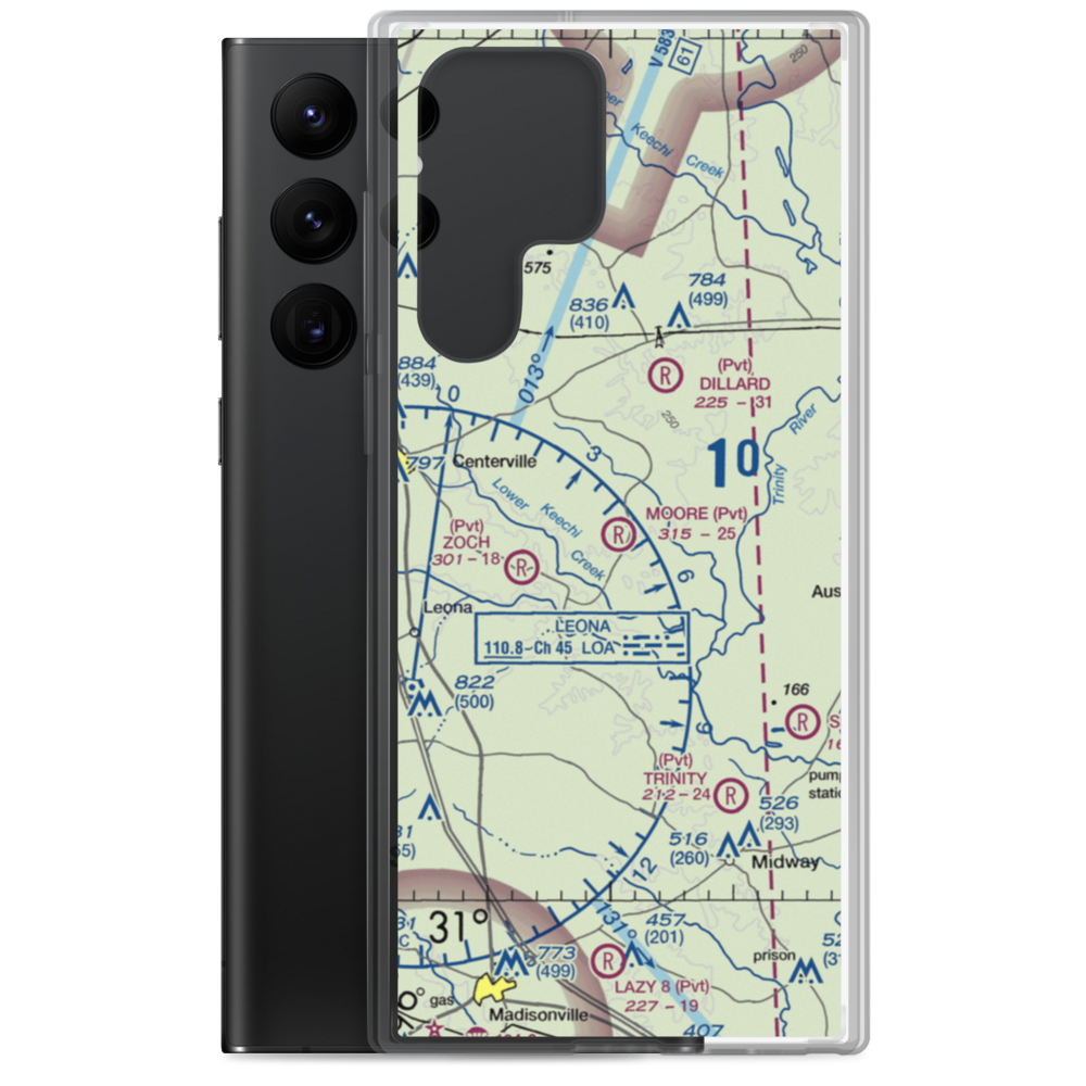 Moore Ranch Airport (24TA) VFR Sectional Samsung Case Samsung Galaxy S22 Ultra model shown