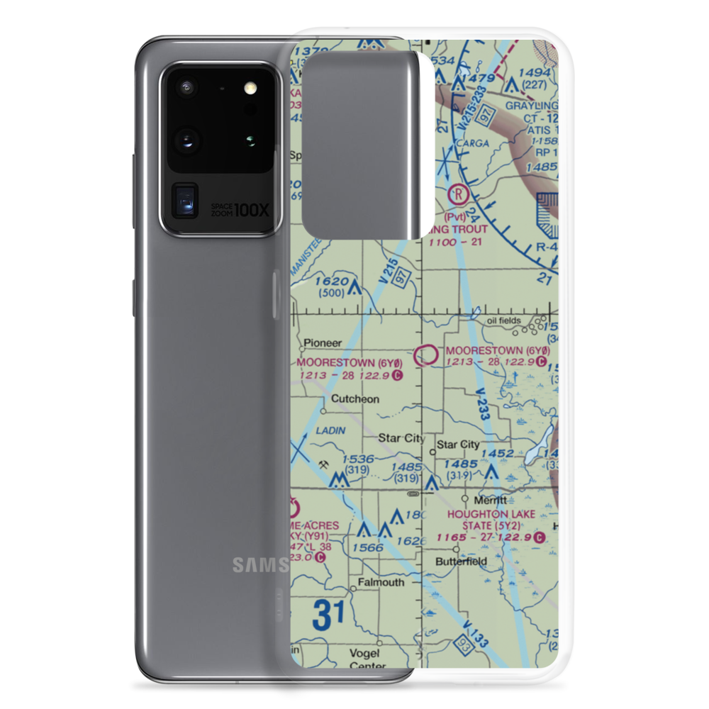 Moorestown Airpark (6Y0) VFR Sectional Samsung Case Samsung Galaxy S20 Ultra model shown