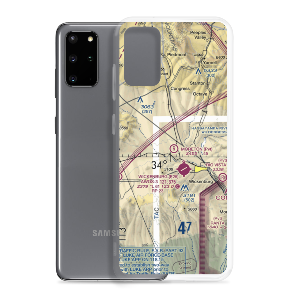 Moreton Airpark (23AZ) VFR Sectional Samsung Case Samsung Galaxy S20 Plus model shown