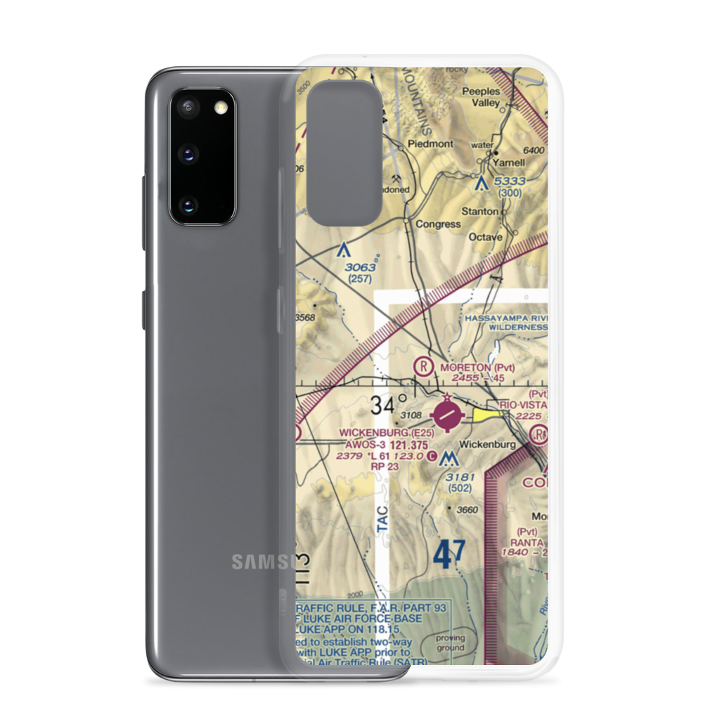 Moreton Airpark (23AZ) VFR Sectional Samsung Case Samsung Galaxy S20 model shown
