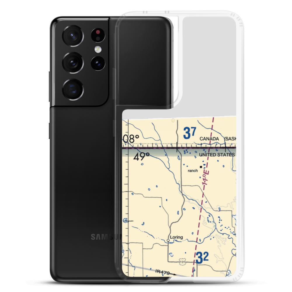 Morgan Airport (7U4) VFR Sectional Samsung Case Samsung Galaxy S21 Ultra model shown