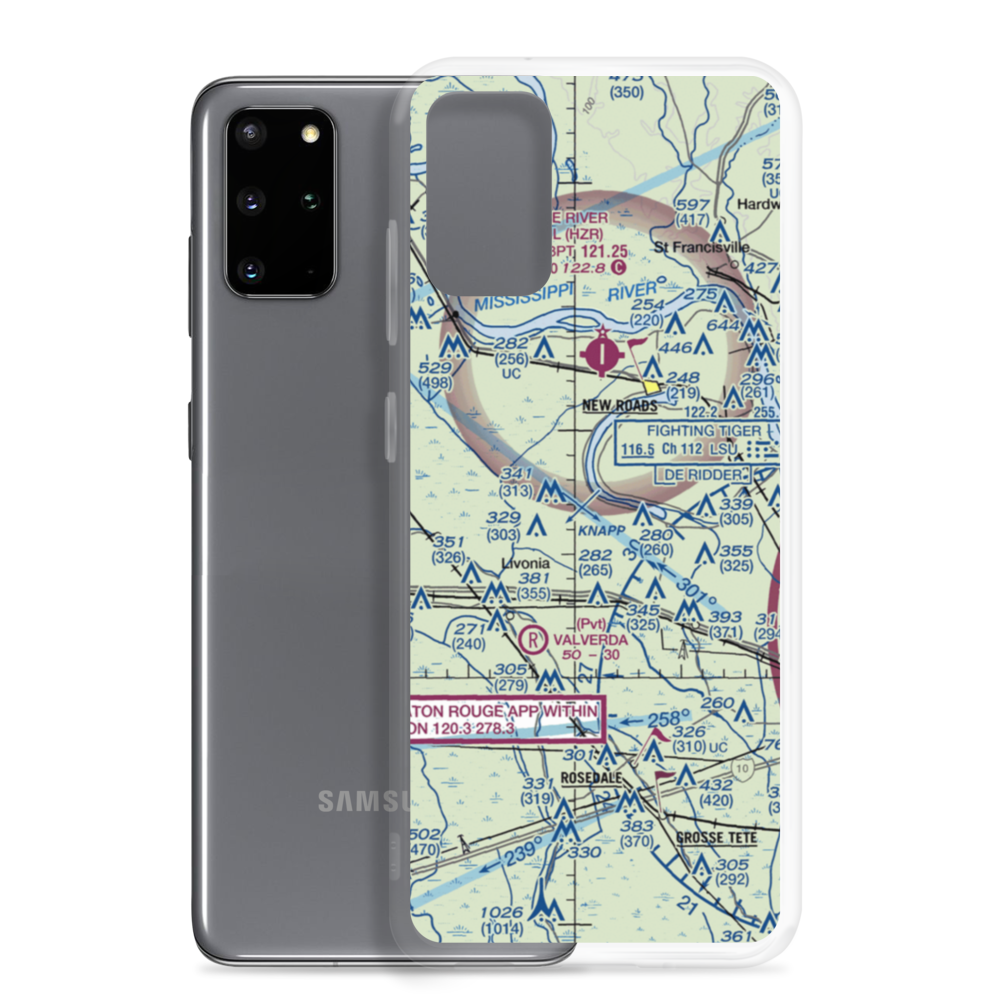 Morgan Field (0LS7) VFR Sectional Samsung Case Samsung Galaxy S20 Plus model shown