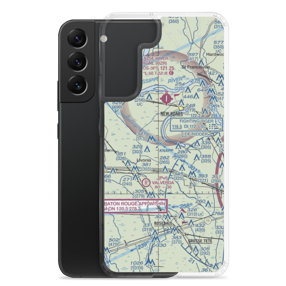 Morgan Field (0LS7) VFR Sectional Samsung Case Samsung Galaxy S22 Plus model shown