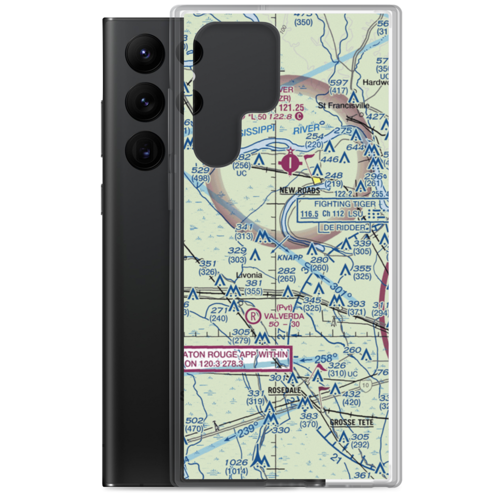 Morgan Field (0LS7) VFR Sectional Samsung Case Samsung Galaxy S22 Ultra model shown