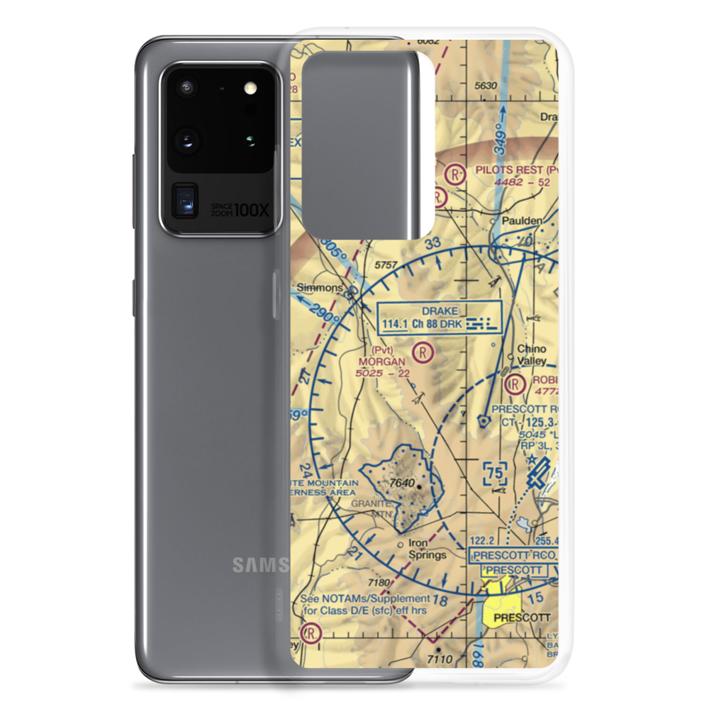 Morgan Ranch Airstrip (AZ46) VFR Sectional Samsung Case Samsung Galaxy S20 Ultra model shown