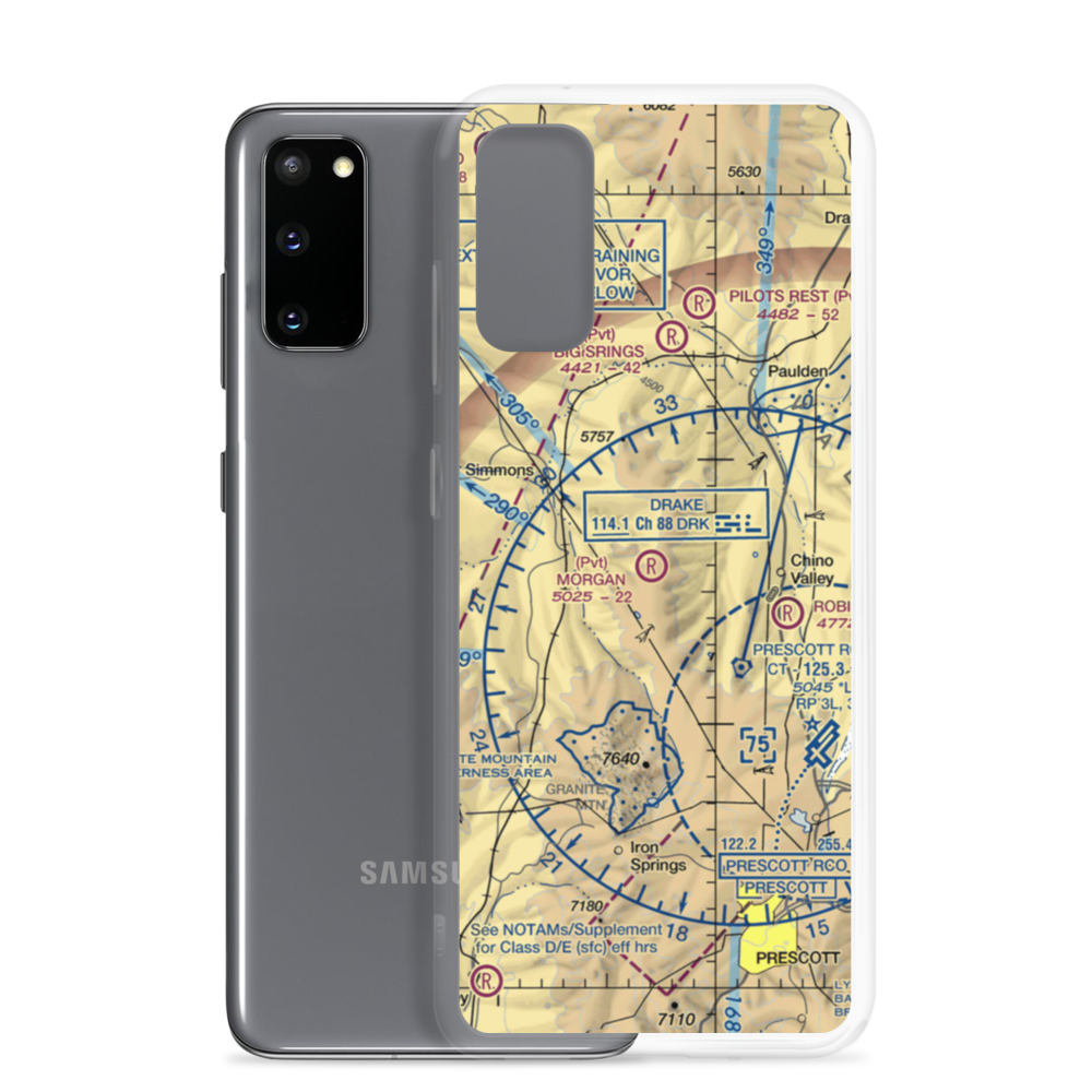 Morgan Ranch Airstrip (AZ46) VFR Sectional Samsung Case Samsung Galaxy S20 model shown