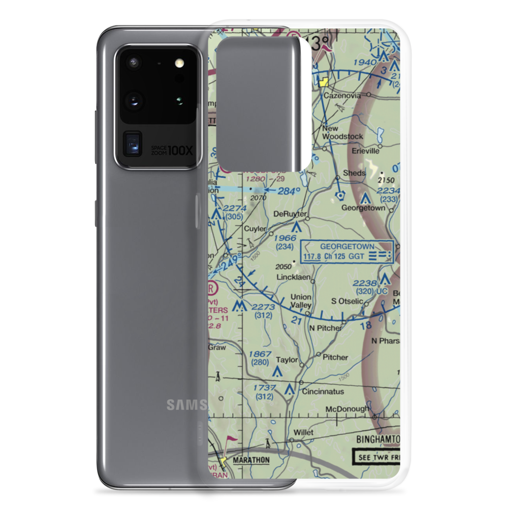 Morin Airport (7NK7) VFR Sectional Samsung Case Samsung Galaxy S20 Ultra model shown