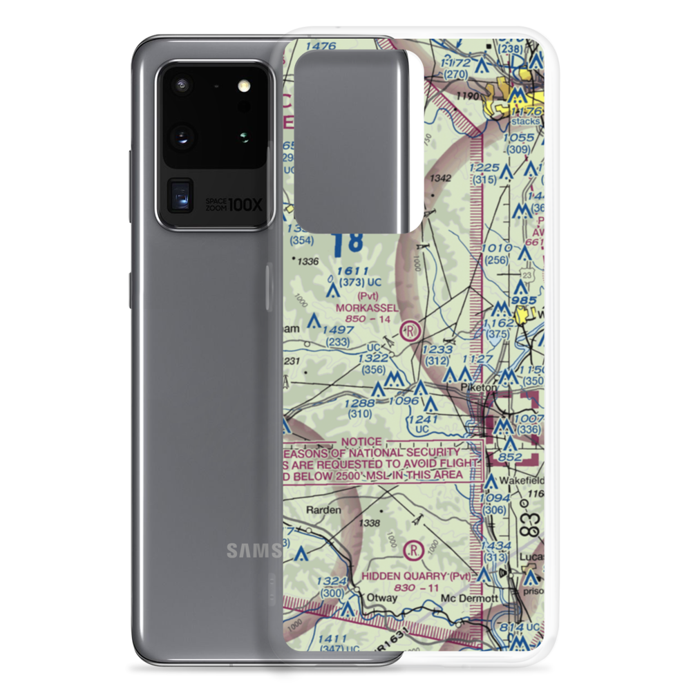Morkassel Field (8OI9) VFR Sectional Samsung Case Samsung Galaxy S20 Ultra model shown