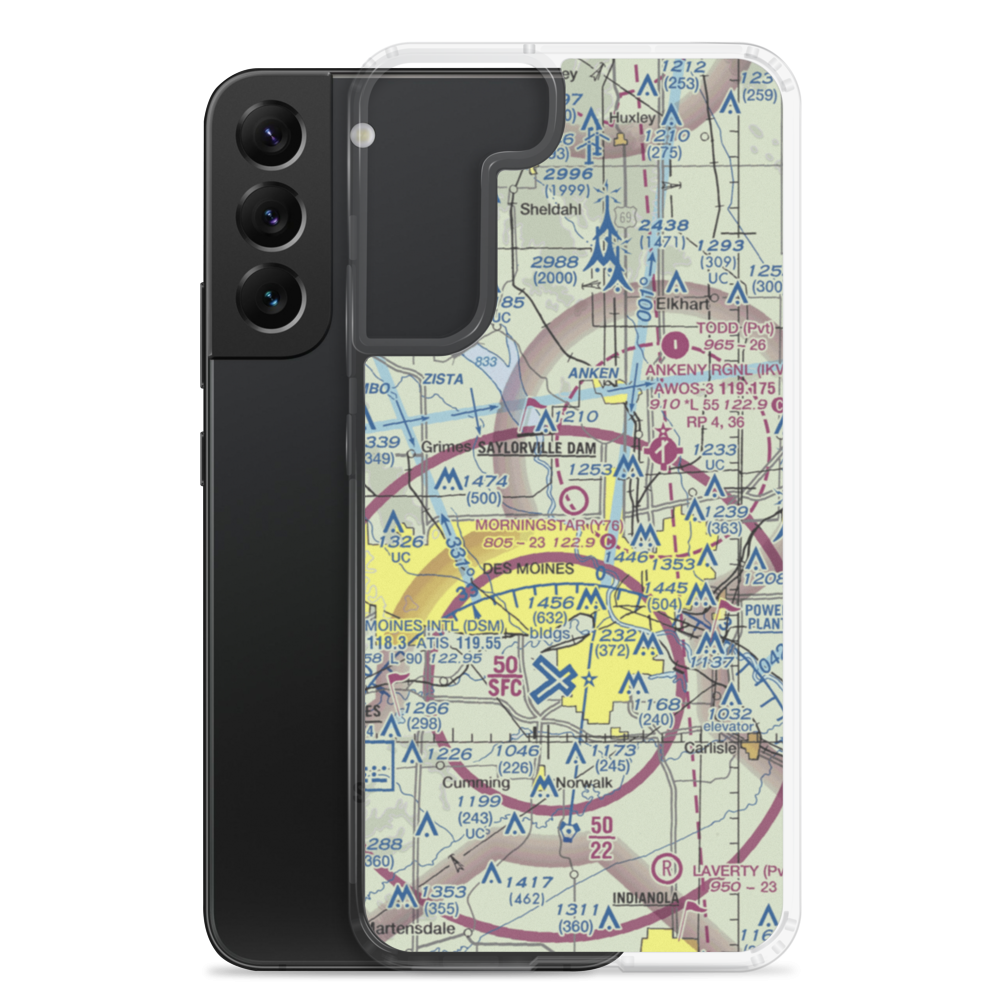 Morningstar Field (Y76) VFR Sectional Samsung Case Samsung Galaxy S22 Plus model shown