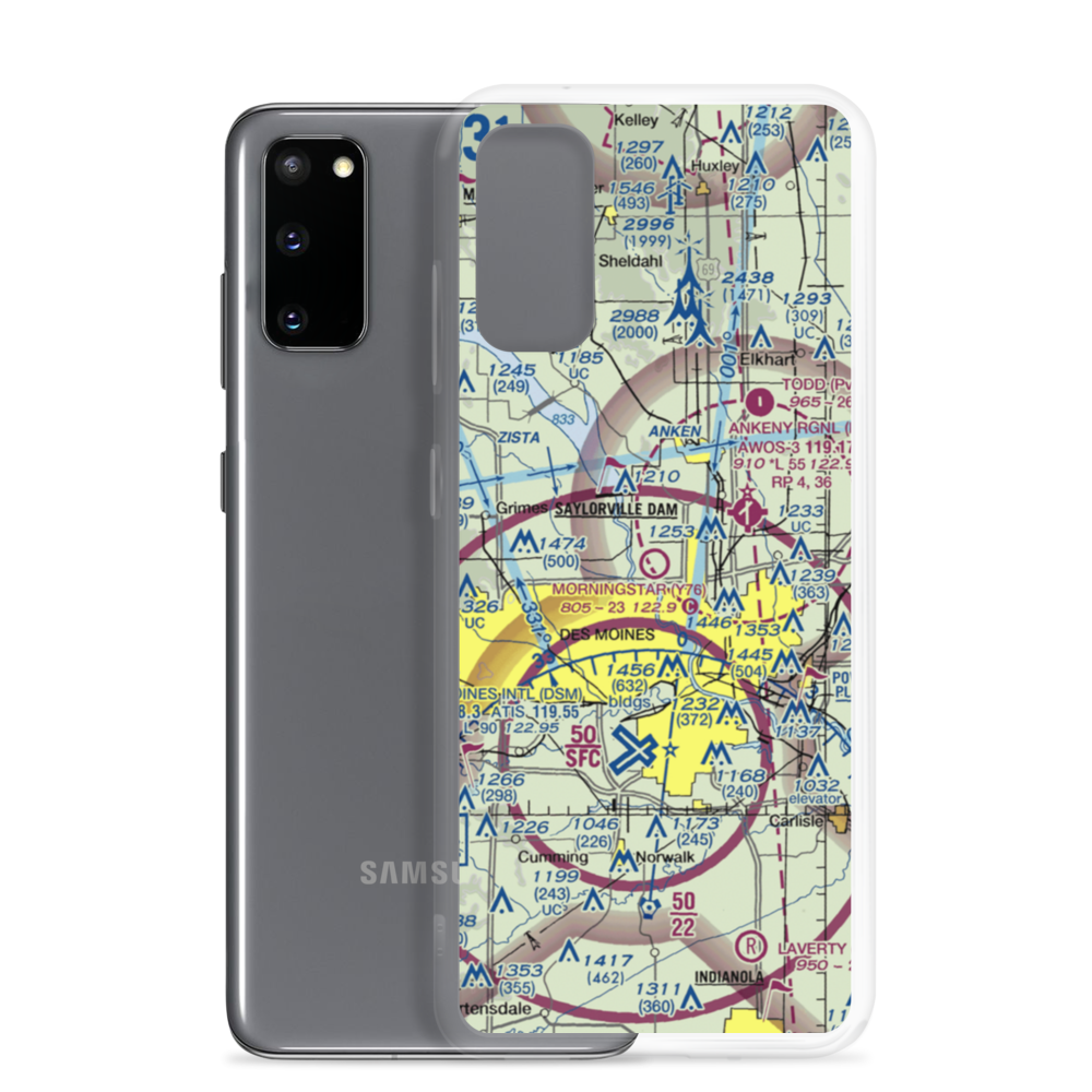 Morningstar Field (Y76) VFR Sectional Samsung Case Samsung Galaxy S20 model shown