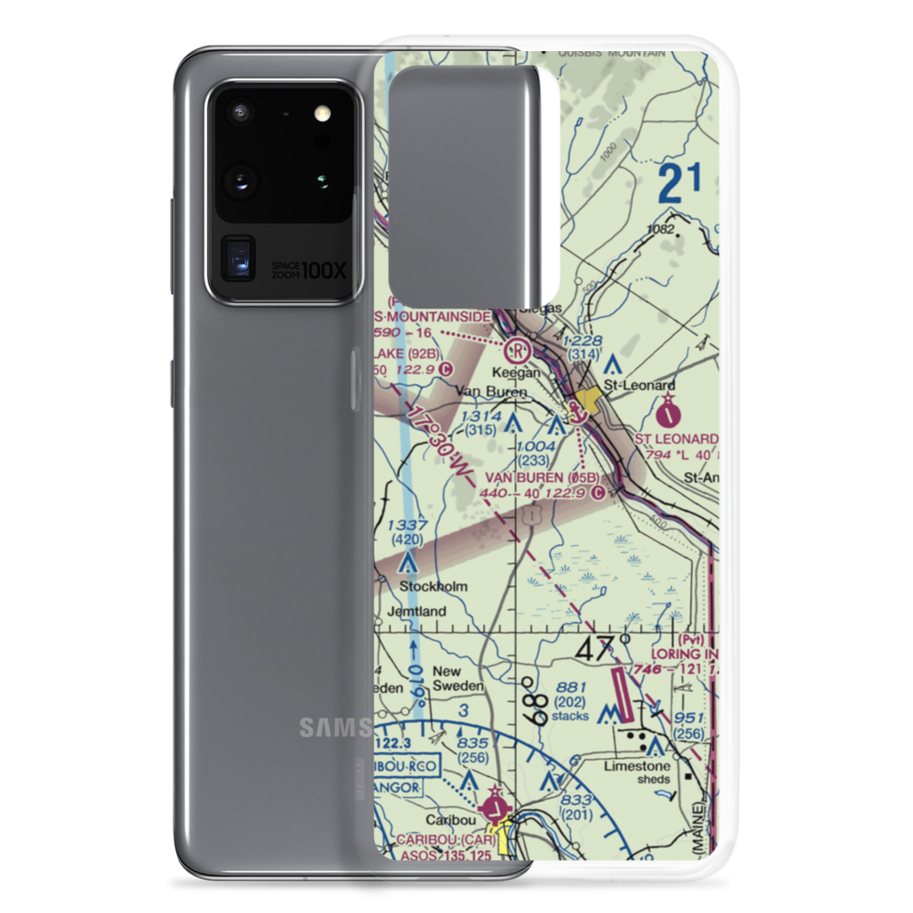 Morrill Airpark (ME67) VFR Sectional Samsung Case Samsung Galaxy S20 Ultra model shown
