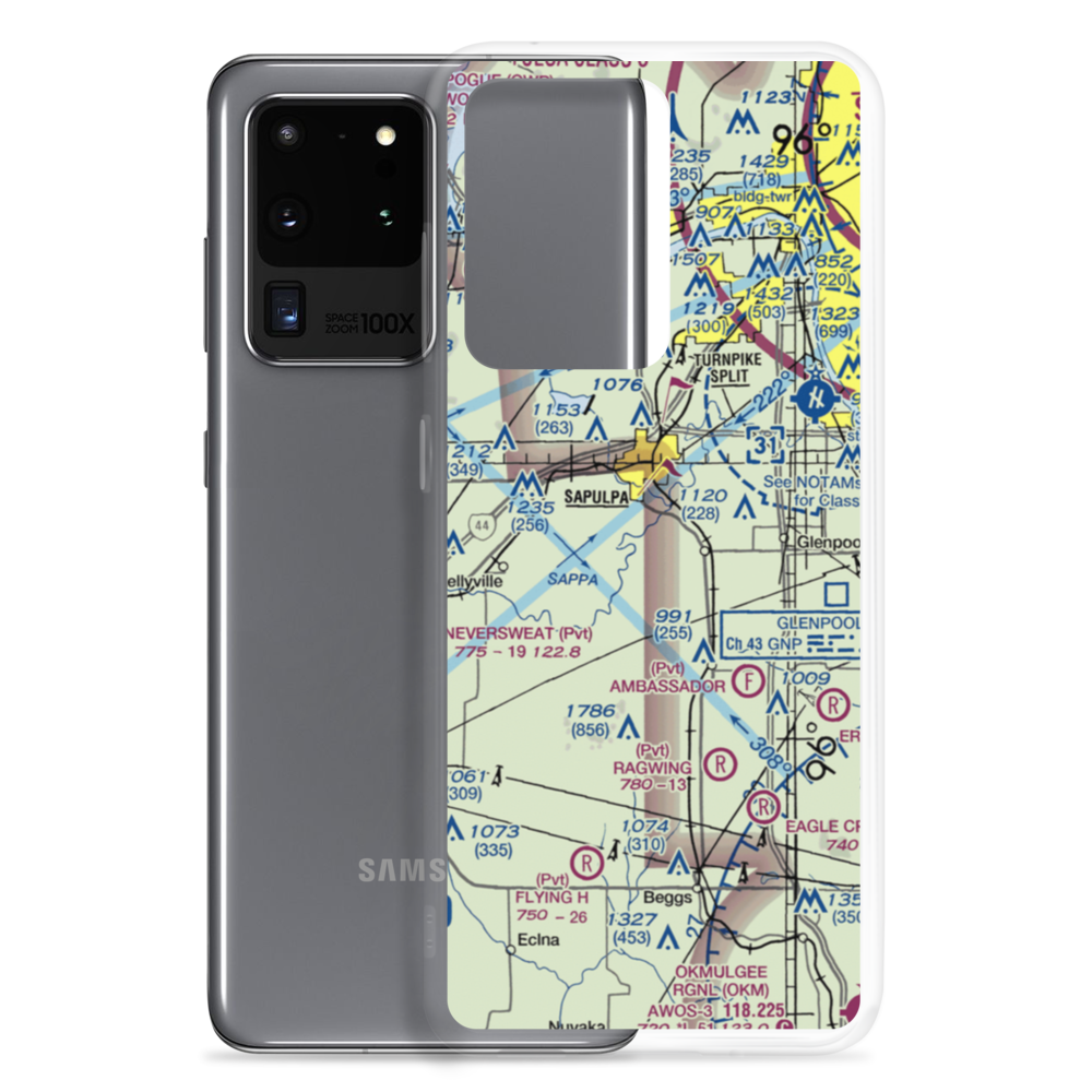 Morris Airport (OL23) VFR Sectional Samsung Case Samsung Galaxy S20 Ultra model shown