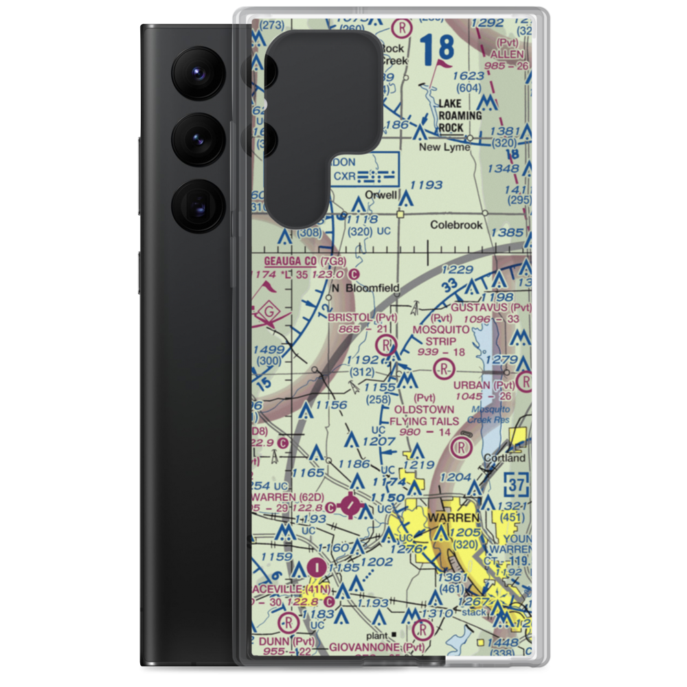 Morrison Field (25OI) VFR Sectional Samsung Case Samsung Galaxy S22 Ultra model shown