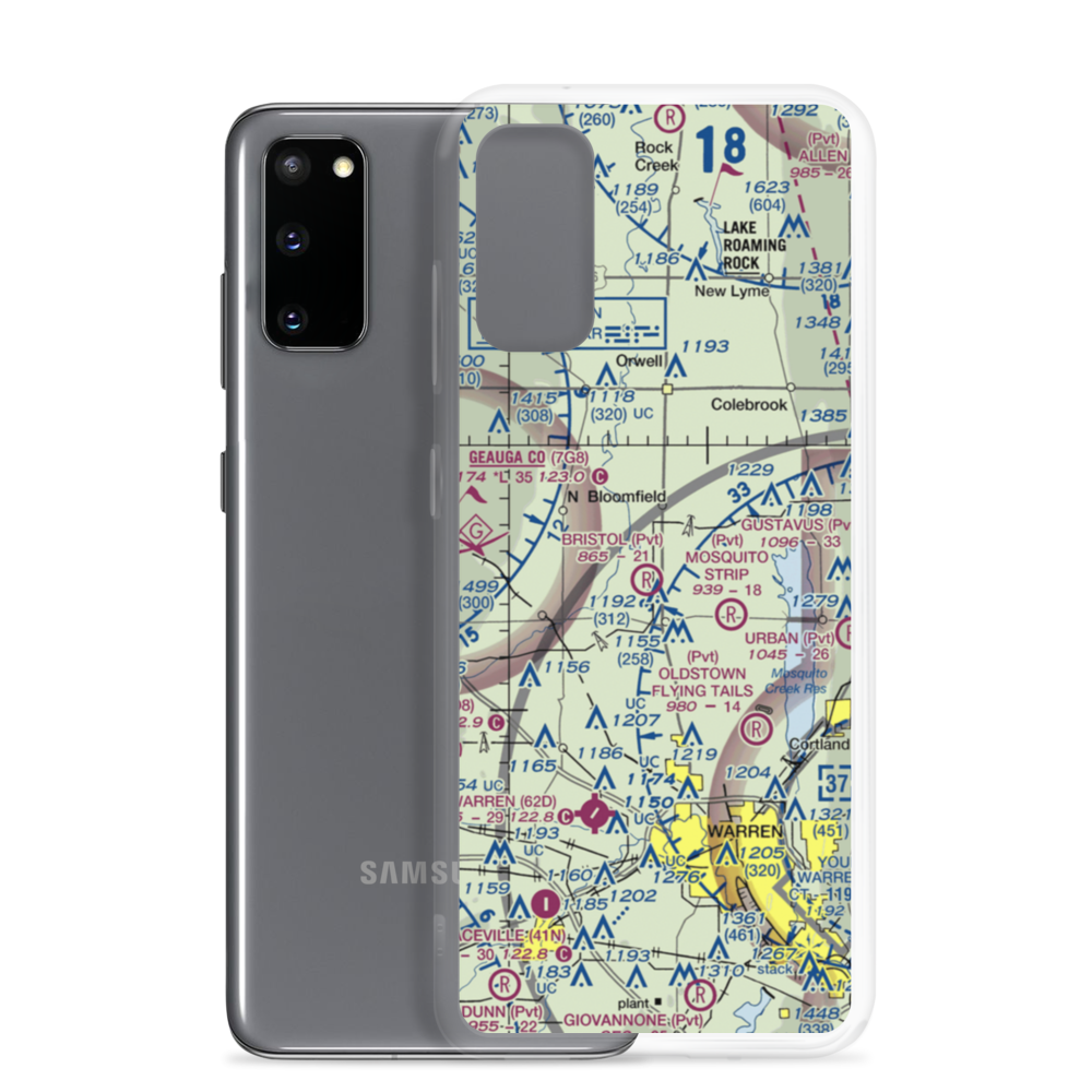 Morrison Field (25OI) VFR Sectional Samsung Case Samsung Galaxy S20 model shown