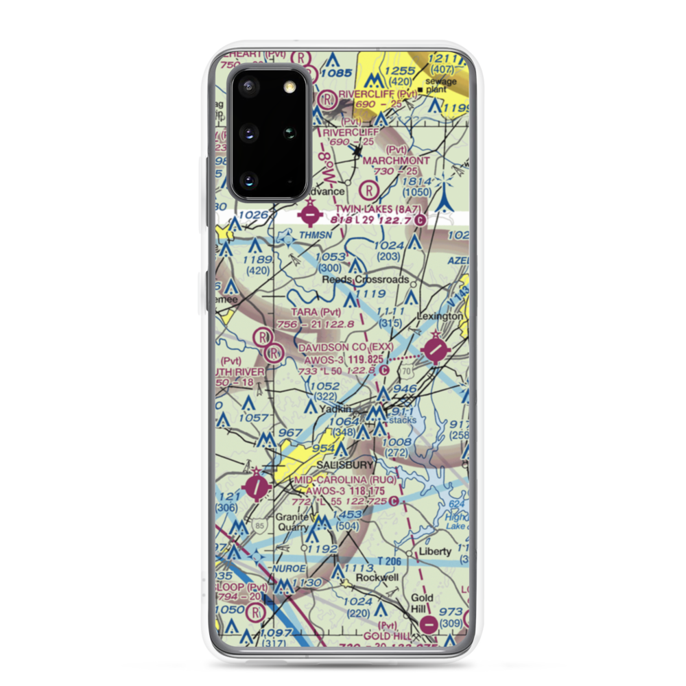 Morrison Field (48NC) VFR Sectional Samsung Case Samsung Galaxy S20 Plus model shown