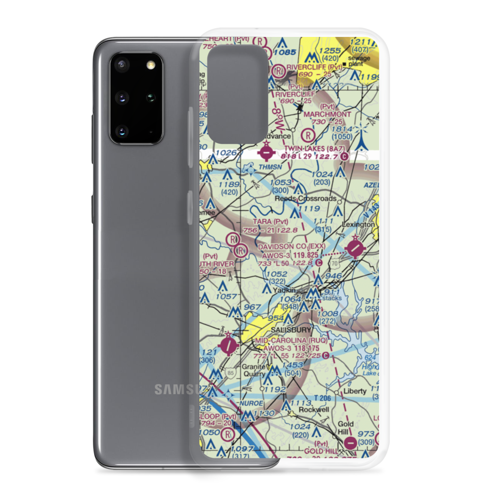 Morrison Field (48NC) VFR Sectional Samsung Case Samsung Galaxy S20 Plus model shown