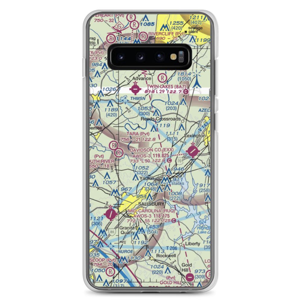 Morrison Field (48NC) VFR Sectional Samsung Case Samsung Galaxy S10+ model shown