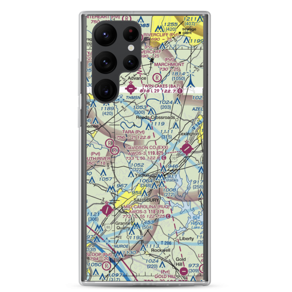 Morrison Field (48NC) VFR Sectional Samsung Case Samsung Galaxy S22 Ultra model shown