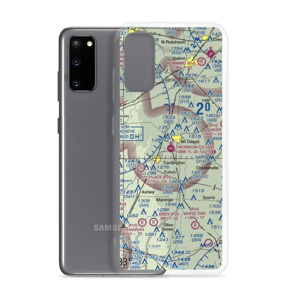 Morrow County Airport (4I9) VFR Sectional Samsung Case Samsung Galaxy S20 model shown