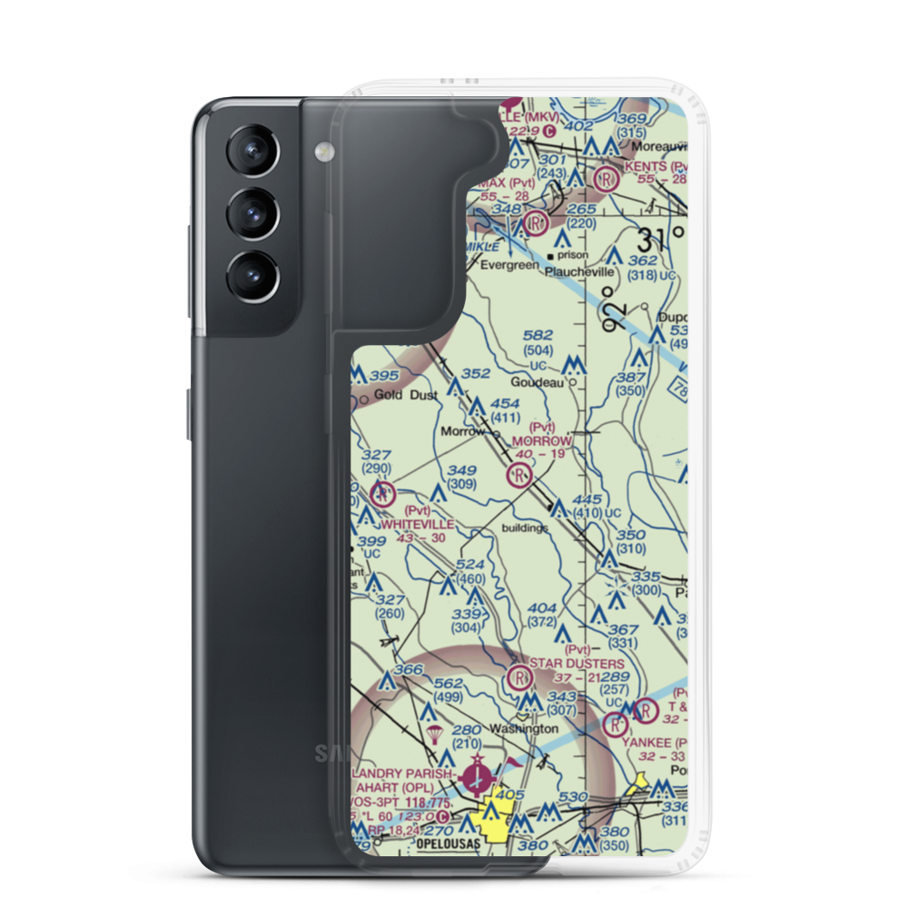 Morrow Strip (1LA5) VFR Sectional Samsung Case Samsung Galaxy S21 model shown