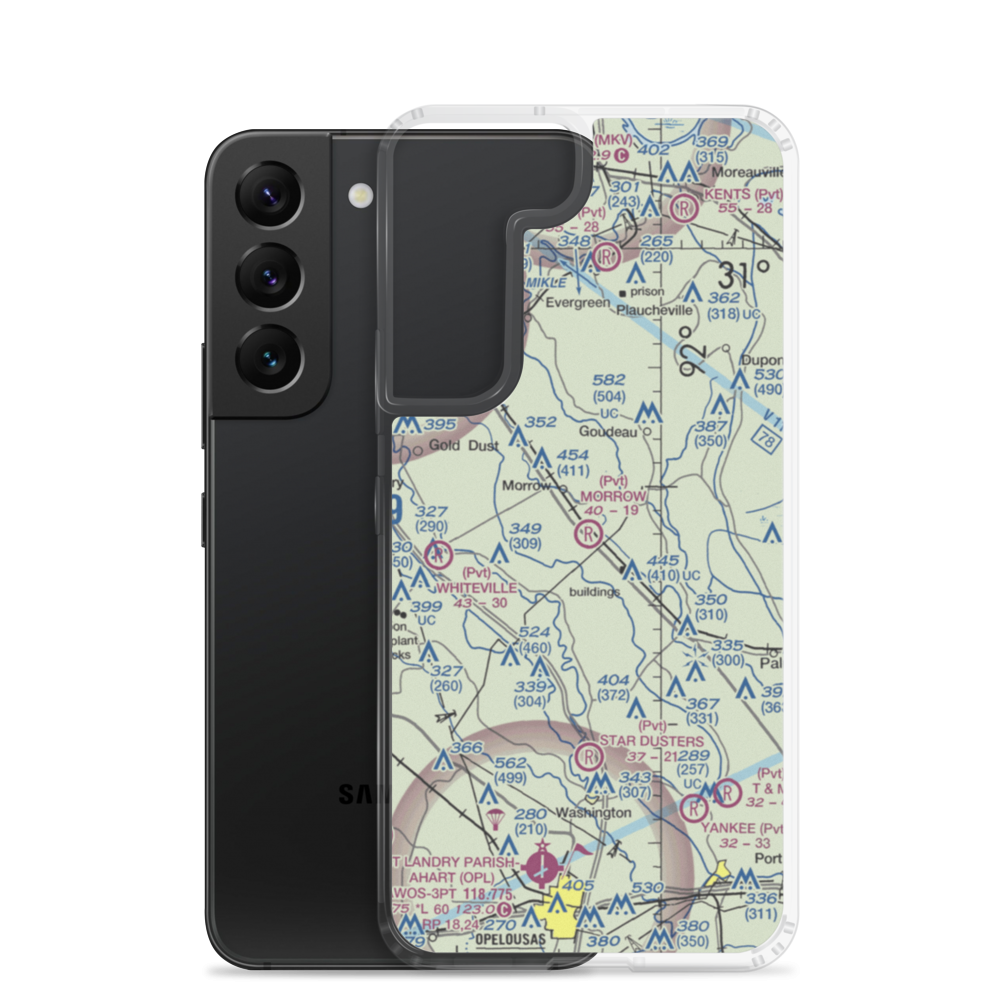 Morrow Strip (1LA5) VFR Sectional Samsung Case Samsung Galaxy S22 model shown