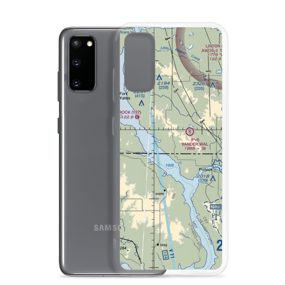 Moser Airstrip (NA54) VFR Sectional Samsung Case Samsung Galaxy S20 model shown