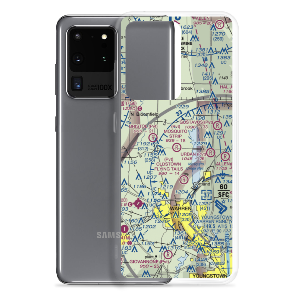 Mosquito Strip Airport (20OH) VFR Sectional Samsung Case Samsung Galaxy S20 Ultra model shown