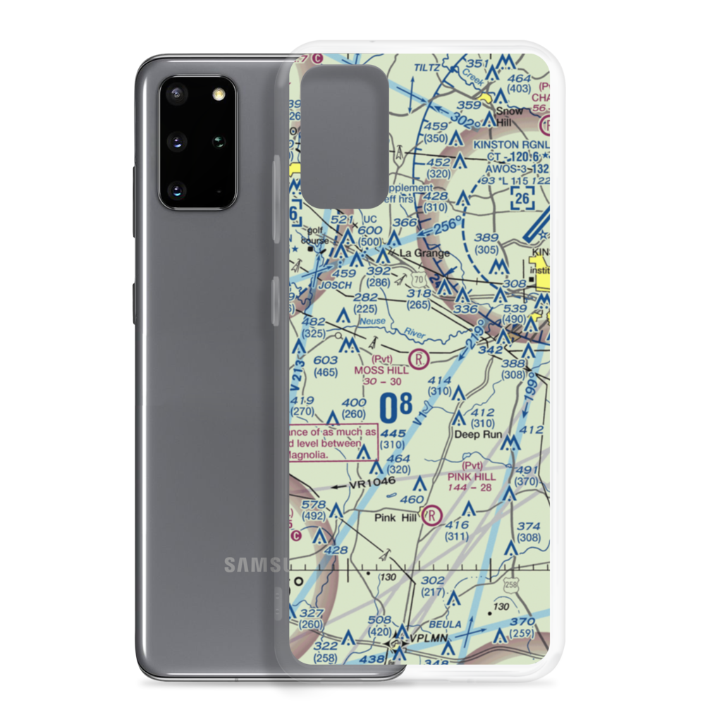 Moss Hill Airport (6NC9) VFR Sectional Samsung Case Samsung Galaxy S20 Plus model shown