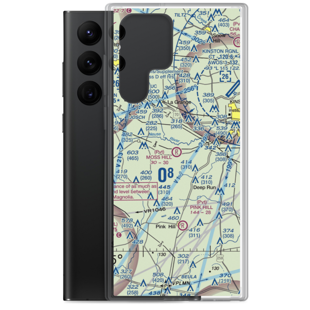Moss Hill Airport (6NC9) VFR Sectional Samsung Case Samsung Galaxy S22 Ultra model shown