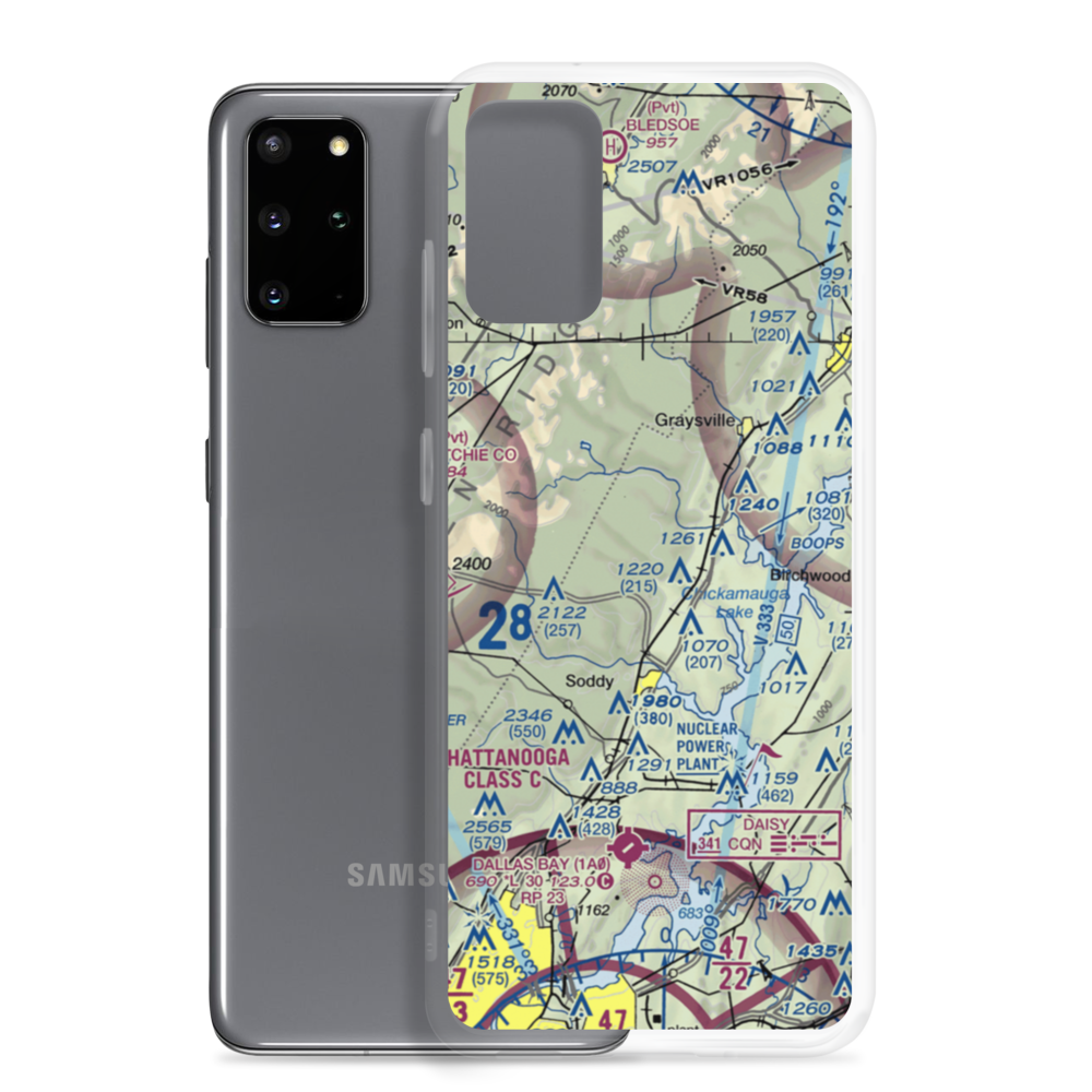 Mount Bakewell Airfield (96TN) VFR Sectional Samsung Case Samsung Galaxy S20 Plus model shown