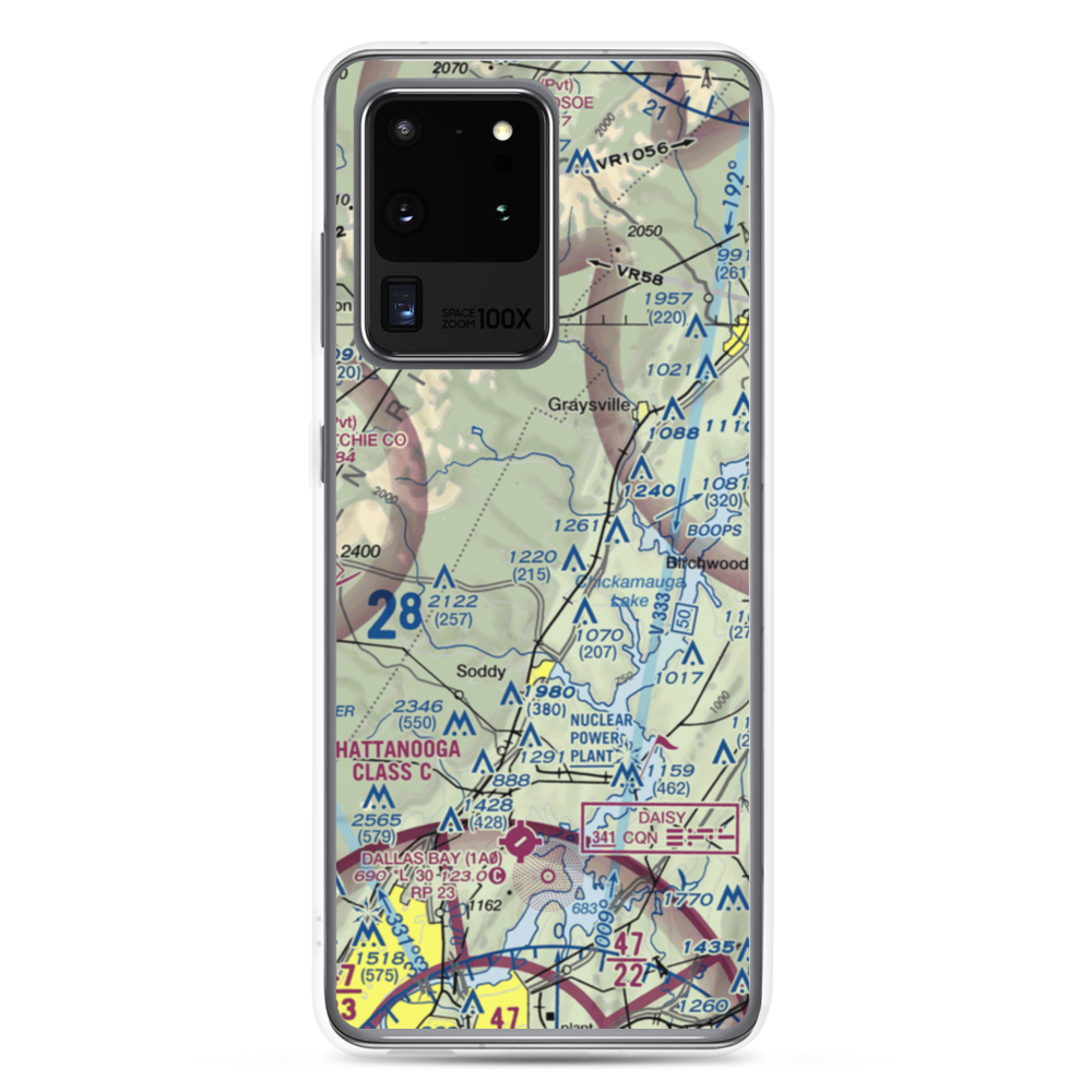 Mount Bakewell Airfield (96TN) VFR Sectional Samsung Case Samsung Galaxy S20 Ultra model shown