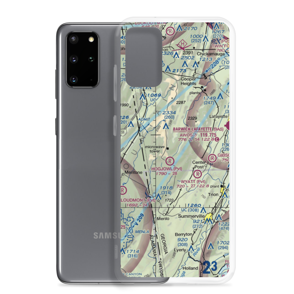Mount Cove STOLport (7GA5) VFR Sectional Samsung Case Samsung Galaxy S20 Plus model shown