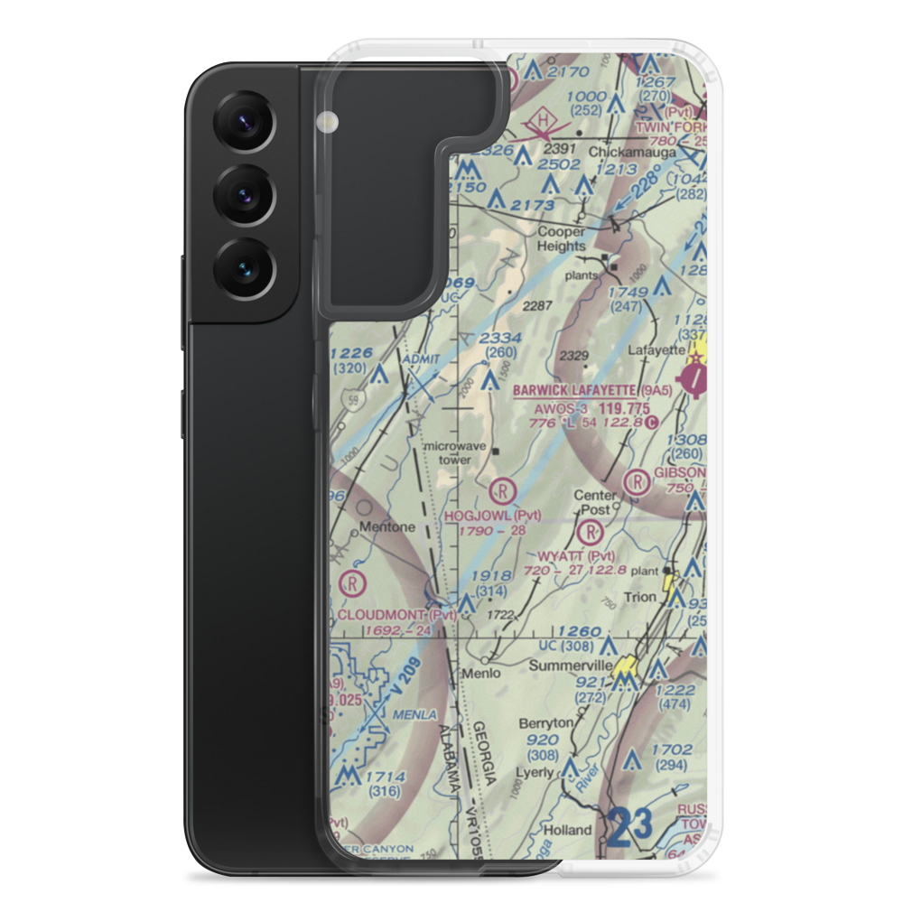 Mount Cove STOLport (7GA5) VFR Sectional Samsung Case Samsung Galaxy S22 Plus model shown