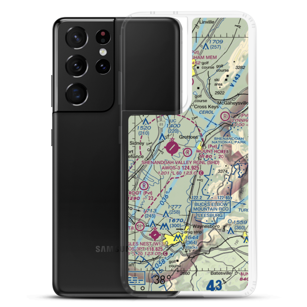 Mount Horeb Field (06VA) VFR Sectional Samsung Case Samsung Galaxy S21 Ultra model shown