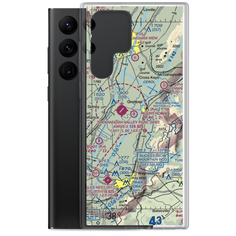 Mount Horeb Field (06VA) VFR Sectional Samsung Case Samsung Galaxy S22 Ultra model shown