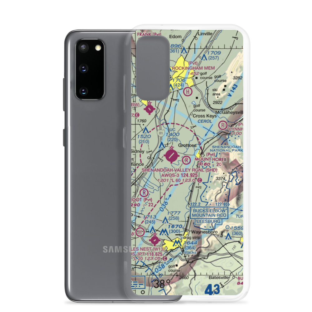Mount Horeb Field (06VA) VFR Sectional Samsung Case Samsung Galaxy S20 model shown